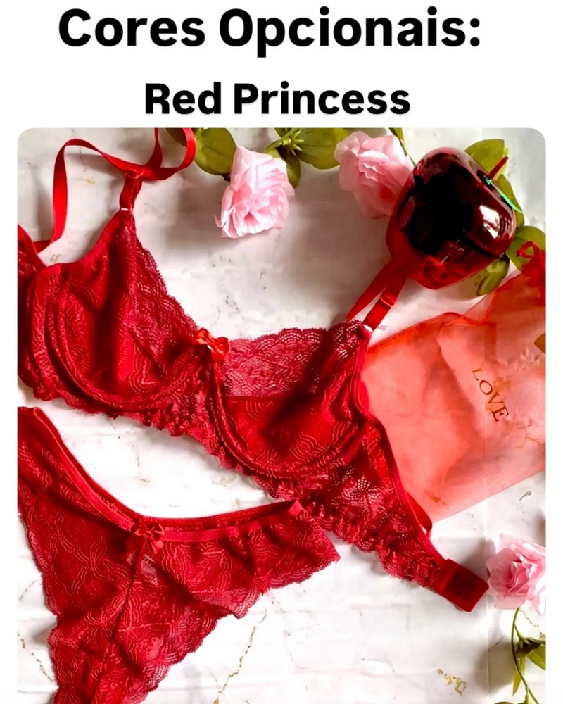 Combo Princesa: 05 Lingeries Especiais Pink Princess ✨ PROMOÇÃO RELÂMPAGO✨
