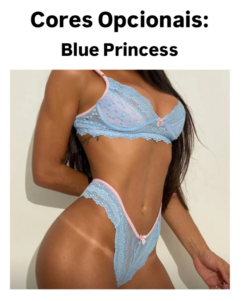 Combo Princesa: 05 Lingeries Especiais Pink Princess ✨ PROMOÇÃO RELÂMPAGO✨