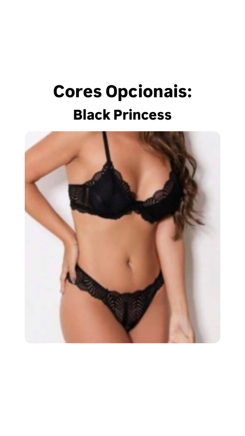 Combo Princesa: 05 Lingeries Especiais Pink Princess ✨ PROMOÇÃO RELÂMPAGO✨
