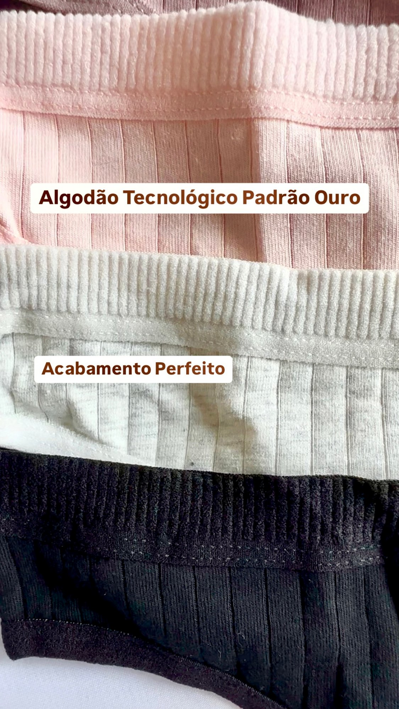 Slim e Plus Size Calcinha Lady Cotton: Conforto e Sensualidade